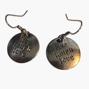 Live Laugh Love Earring Inspiration Motivation Romance
